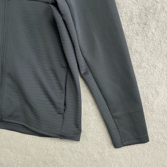 NEW Spyder Active Men's L Full-Zip Hoodie Sweatshirt Dark Gray Scuba - Picture 8 of 9